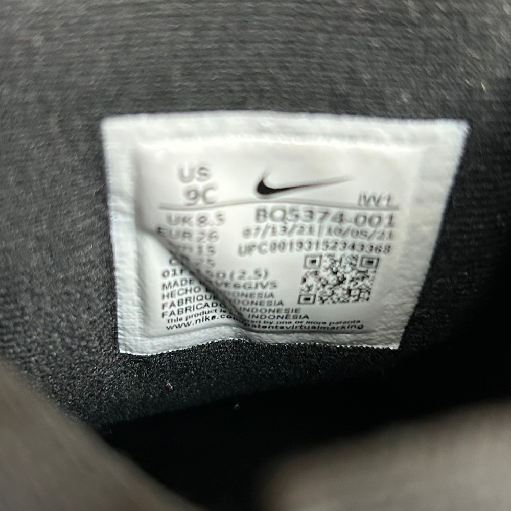 Nike Manoa LTR Boots Shoes (PS) Black Little Kids School - Picture 5 of 6